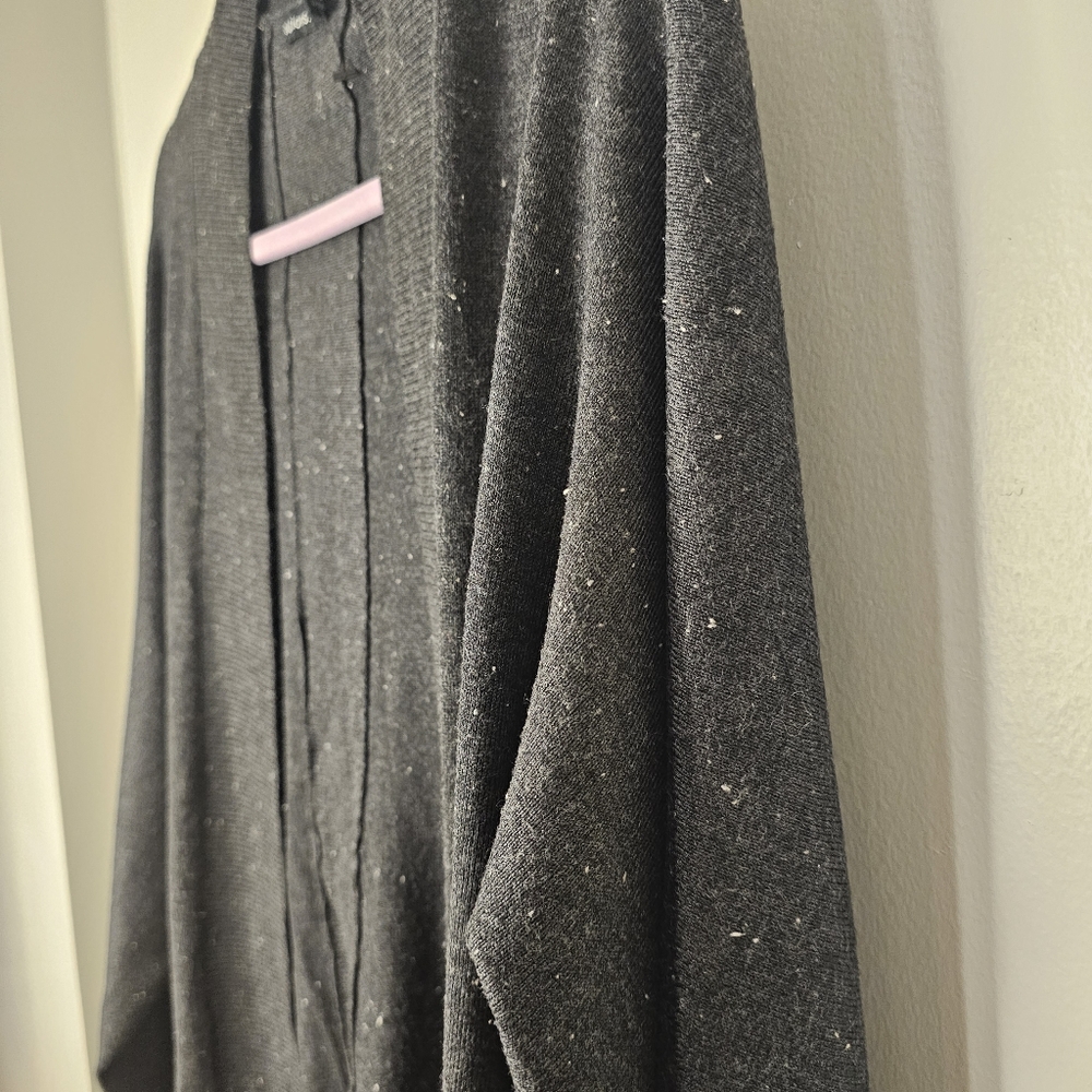 Solution Long Sleeve Open Front Black Cardigan Sw… - image 8